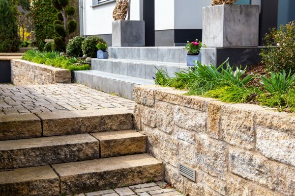 Stone Step Replacement in Akron