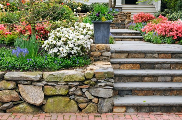 Stone Stairs Repair in Akron