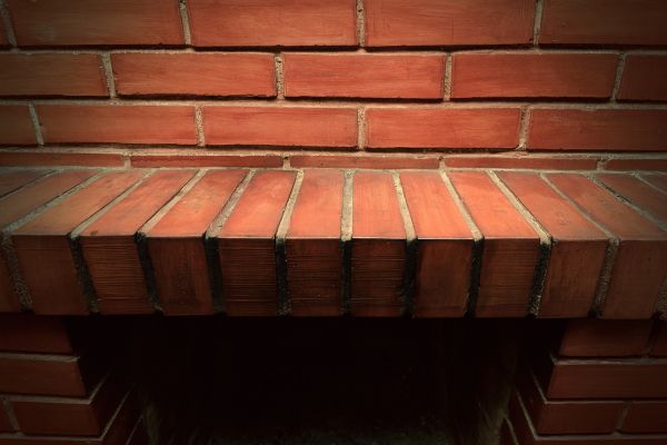 Brick Mantel Installation in Akron