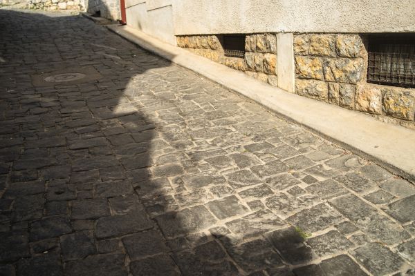 Stone Sidewalk Repair in Akron