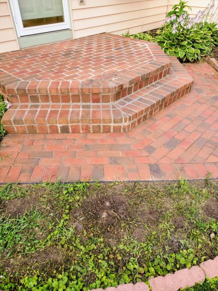 Brick Stoop Repair in Akron
