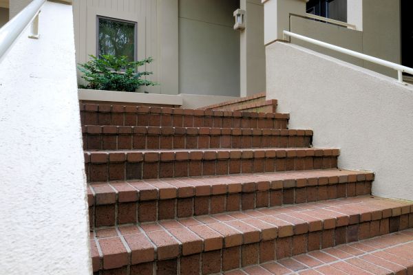 Entryway Brick Repair in Akron